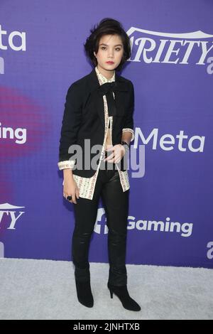 Los Angeles, Ca. 11. August 2022. Riley Lai Nelet bei der VarietyÕs 2022 Power of Young Hollywood präsentiert von Facebook Gaming am 11. August 2022 im NeueHouse Hollywood in Los Angeles, Kalifornien. Quelle: Saye Sadou/Media Punch/Alamy Live News Stockfoto