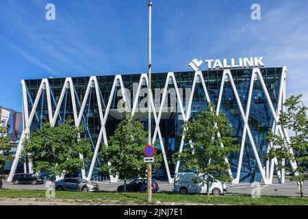 Tallinn, Estland 31. Juli 2022 am 31. Juli 2022 wird das Bürogebäude des Unternehmens Tallink in Tallinn, Estland, gesehen (Foto: Vadim Pacajev / Sipa USA) Stockfoto