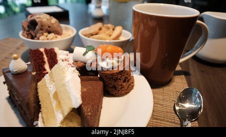 Nach Dem Essen Süße Süßwaren Desserts Stockfoto