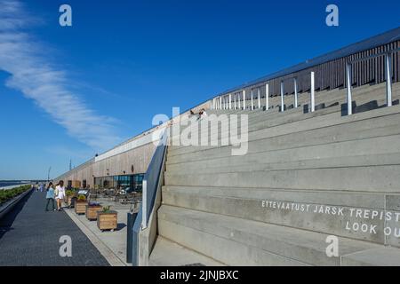 Tallinn, Estland. 31.. Juli 2022. Die Gesamtansicht des Kreuzfahrtterminals ist zu sehen. (Foto von Vadim Pacajev/Sipa USA) Quelle: SIPA USA/Alamy Live News Stockfoto