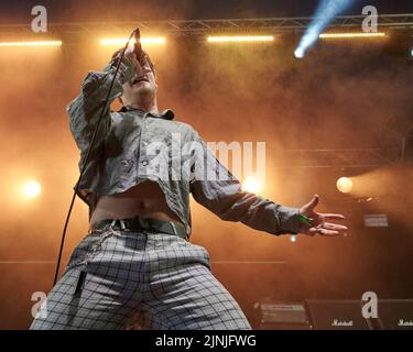 Catton Park, Großbritannien. 11. August 2022. Mother Vulture tritt auf der S.O.P.H.I.E. Bühne beim Bloodstock Open Air Festival auf. Kredit: Will Tudor/Alamy Live Nachrichten Stockfoto