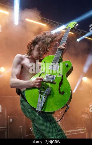 Catton Park, Großbritannien. 11. August 2022. Mother Vulture tritt auf der S.O.P.H.I.E. Bühne beim Bloodstock Open Air Festival auf. Kredit: Will Tudor/Alamy Live Nachrichten Stockfoto