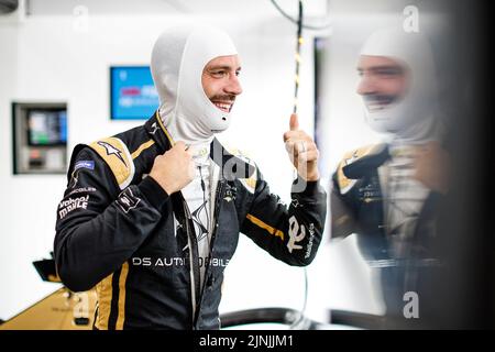 VERGNE Jean-Eric (Fra), DS Techeetah, DS E-Tense FE21, Portrait während des Seoul ePrix 2022, 10. Treffen der ABB FIA Formel E Weltmeisterschaft 2021-22, auf dem Seoul Street Circuit vom 12. Bis 14. August in Seoul, Südkorea - Foto Xavi Bonilla / DPPI Stockfoto