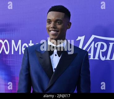 Losa Angeles, Usa. 12. August 2022. Jabari Banks nimmt am Donnerstag, dem 11. August 2022, an der Variety Power of Young Hollywood-Veranstaltung im NeueHouse Hollywood in Los Angeles Teil. Foto von Jim Ruymen/UPI Credit: UPI/Alamy Live News Stockfoto