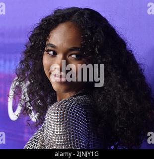 Losa Angeles, Usa. 12. August 2022. Chandler Kinney nimmt am Donnerstag, dem 11. August 2022, an der Variety Power of Young Hollywood-Veranstaltung im NeueHouse Hollywood in Los Angeles Teil. Foto von Jim Ruymen/UPI Credit: UPI/Alamy Live News Stockfoto