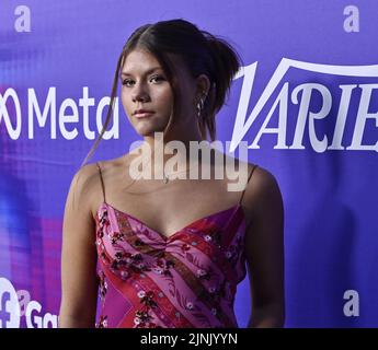 Losa Angeles, Usa. 12. August 2022. Lia McHugh nimmt am Donnerstag, den 11. August 2022, an der Variety Power of Young Hollywood-Veranstaltung im NeueHouse Hollywood in Los Angeles Teil. Foto von Jim Ruymen/UPI Credit: UPI/Alamy Live News Stockfoto