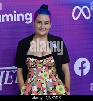 Losa Angeles, Usa. 12. August 2022. FabuRocks nimmt am Donnerstag, den 11. August 2022, an der Variety Power of Young Hollywood-Veranstaltung im NeueHouse Hollywood in Los Angeles Teil. Foto von Jim Ruymen/UPI Credit: UPI/Alamy Live News Stockfoto