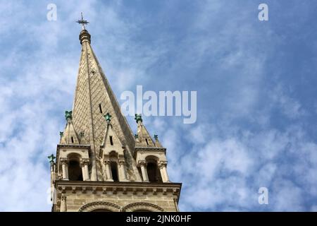 Clocher. Eglise Saint-Clodoald. Saint-Cloud. Ile-de-France. Frankreich. Europa. Stockfoto