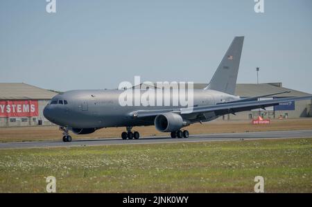 USAF Boeing KC-46A Pegasus (Aerial Tanken) beim Royal International Air Tattoo Stockfoto