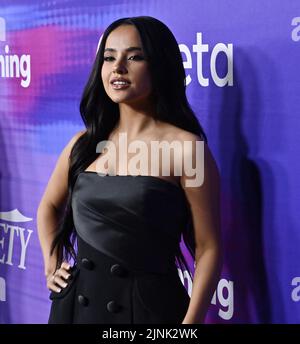 Losa Angeles, Usa. 12. August 2022. Becky G nimmt am Donnerstag, den 11. August 2022, an der Variety Power of Young Hollywood-Veranstaltung im NeueHouse Hollywood in Los Angeles Teil. Foto von Jim Ruymen/UPI Credit: UPI/Alamy Live News Stockfoto