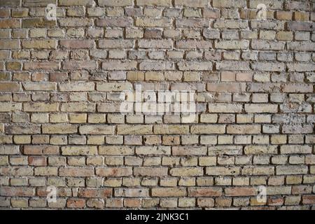 Backsteinmauer, Backsteinwände Stockfoto