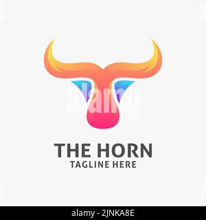 Design mit Hupe-Logo Stock Vektor