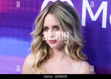 Hollywood, Usa. 11. August 2022. HOLLYWOOD, LOS ANGELES, KALIFORNIEN, USA - 11. AUGUST: Lulu Wilson kommt zur Variety 2022 Power of Young Hollywood-Veranstaltung von Facebook Gaming, die am 11. August 2022 im NeueHouse Los Angeles in Hollywood, Los Angeles, Kalifornien, USA, stattfand. (Foto von Xavier Collin/Image Press Agency) Quelle: Image Press Agency/Alamy Live News Stockfoto