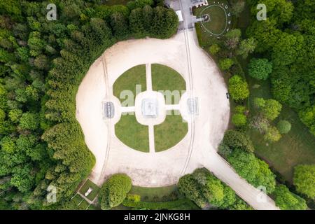 Frankreich, Oise, Picardie, Compiegne, The Foret de Compiegne, Compiegne Forest, The Clairiere de l'Armistice (die Glade des Waffenstillstands) oder The Clairier Stockfoto