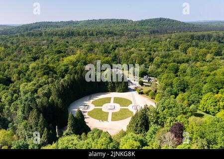 Frankreich, Oise, Picardie, Compiegne, The Foret de Compiegne, Compiegne Forest, The Clairiere de l'Armistice (die Glade des Waffenstillstands) oder The Clairier Stockfoto