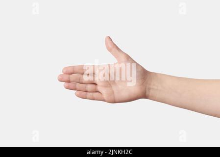 Hand, Handschlag, erreichen, nonverbale kommunikation, Hände, Zustimmung, Händeschütteln, Händeschütteln Stockfoto