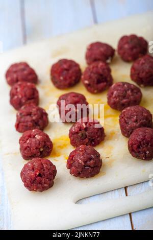 Fleischbällchen, Fleischbällchen Stockfoto