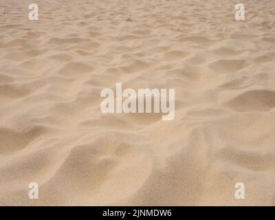 Natürliche Textur Hintergrund von feinen klaren Strand Sand und Düne Stockfoto