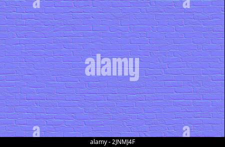 Normale Map Texture Bricks, Texture Mapping normal Stockfoto