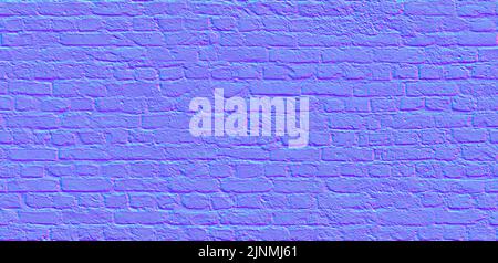 Normale Map Texture Bricks, Texture Mapping normal Stockfoto