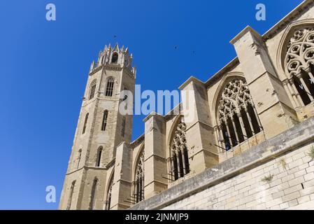 Lleida - Turó de la Seu Vella Stockfoto