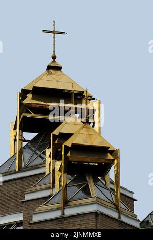 Geometrische Kuppeln der Kirche St. Basil dem Großen in Kiew Ukraine Stockfoto