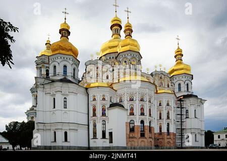 Dormitionsdom in Kiew Pechersk Lavra in Kiew Ukraine Stockfoto