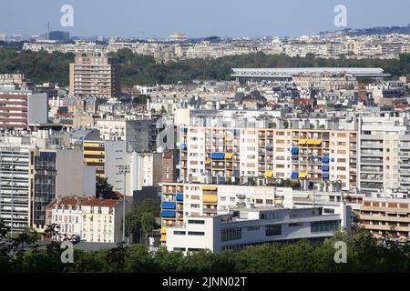 Paris. Vue du Parc de Saint-Cloud. Saint-Cloud. Ile-de-France. Frankreich. Europa. Stockfoto