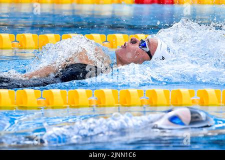 Roma, Italien. 12. August 2022. PANZIERA Margherita ITA ITALY200m Rückenschwimmen Frauen Finale Roma, 12/8/2022 Stadio del Nuoto XXVI len Europameisterschaften Roma 2022 Foto Andrea Staccioli/Deepbluemedia/Insidefoto Kredit: Insidefoto di andrea staccioli/Alamy Live News Stockfoto