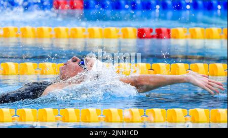 Roma, Italien. 12. August 2022. PANZIERA Margherita ITA ITALY200m Rückenschwimmen Frauen Finale Roma, 12/8/2022 Stadio del Nuoto XXVI len Europameisterschaften Roma 2022 Foto Andrea Staccioli/Deepbluemedia/Insidefoto Kredit: Insidefoto di andrea staccioli/Alamy Live News Stockfoto