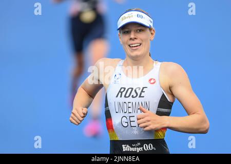 Laura Lindemann (Deutschland). Triathlon-Damen. Europameisterschaften München 2022 Stockfoto