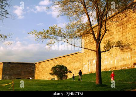 Castle Island, Boston Stockfoto