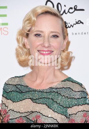 ARCHIV: 20. April 2018 - Beverly Hills, Kalifornien - Anne Heche. 25. jährliches Rennen zur Löschung der MS Gala im Beverly Hilton Hotel (Foto: © Birdie Thompson/AdMedia via ZUMA Press Wire) Stockfoto