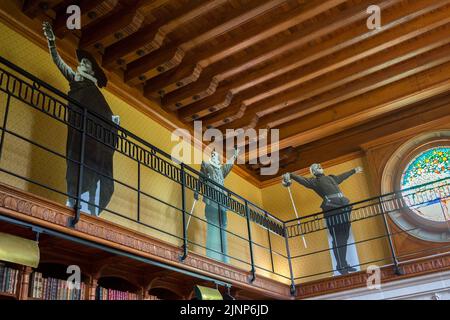 Das Arnaga Estate: Edmond Rostand Museum. Cambo-les-Bains, Pyrenees-Atlantiques, Frankreich Stockfoto