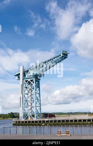 Titan Turmdrehkran in Clydebank Glasgow Schottland Stockfoto