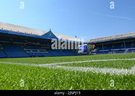 Hillsborough Stadium, Sheffield, England - 13.. August 2022 vor dem Spiel Sheffield Wednesday V Charlton, Sky Bet League One, 2022/23, Hillsborough Stadium, Sheffield, England - 13.. August 2022 Credit: Arthur Haigh/WhiteRosePhotos/Alamy Live News Stockfoto