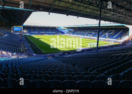 Hillsborough Stadium, Sheffield, England - 13.. August 2022 vor dem Spiel Sheffield Wednesday V Charlton, Sky Bet League One, 2022/23, Hillsborough Stadium, Sheffield, England - 13.. August 2022 Credit: Arthur Haigh/WhiteRosePhotos/Alamy Live News Stockfoto