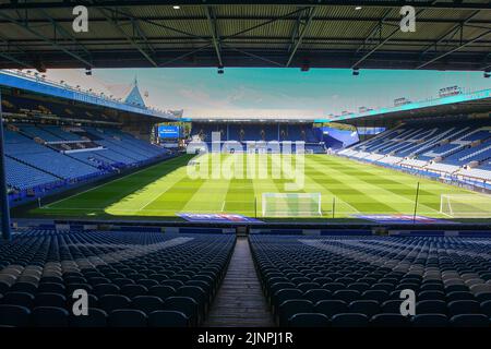 Hillsborough Stadium, Sheffield, England - 13.. August 2022 vor dem Spiel Sheffield Wednesday V Charlton, Sky Bet League One, 2022/23, Hillsborough Stadium, Sheffield, England - 13.. August 2022 Credit: Arthur Haigh/WhiteRosePhotos/Alamy Live News Stockfoto