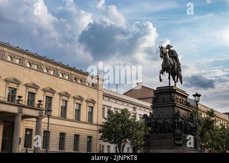 Reiterstandbild Friedrichs des Großen - Reiterstatue Friedrichs des Großen, Berlin Stockfoto