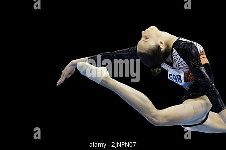 MÜNCHEN Naomi Visser in Aktion beim TurnteamFinale (f) am dritten