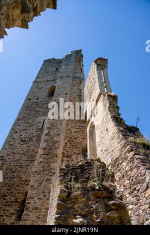 Zauberhaftes Schloss Chalucet, Limoges Frankreich Stockfoto