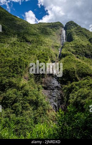 La Cascade Blanche (Weißer Wasserfall), Insel Réunion, Frankreich Stockfoto