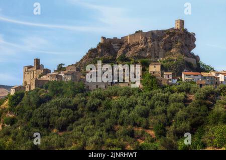 Roccascalegna, Chieti, Abruzzen, Italien Stockfoto