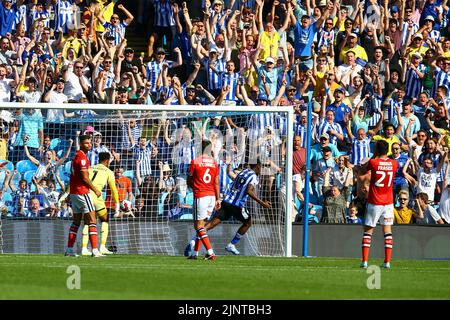 Hillsborough Stadium, Sheffield, England - 13.. August 2022 - während des Spiels Sheffield Wednesday V Charlton, Sky Bet League One, 2022/23, Hillsborough Stadium, Sheffield, England - 13.. August 2022 Credit: Arthur Haigh/WhiteRosePhotos/Alamy Live News Stockfoto