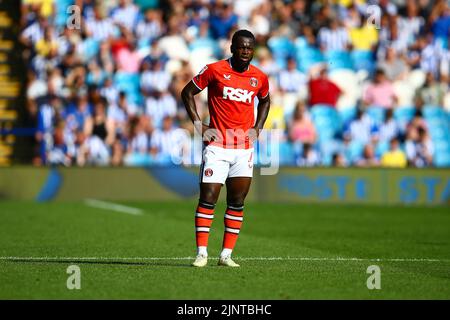 Hillsborough Stadium, Sheffield, England - 13.. August 2022 Diallang Jaiyesimi (7) von Charlton Athletic - während des Spiels Sheffield Wednesday V Charlton, Sky Bet League One, 2022/23, Hillsborough Stadium, Sheffield, England - 13.. August 2022 Credit: Arthur Haigh/WhiteRosePhotos/Alamy Live News Stockfoto