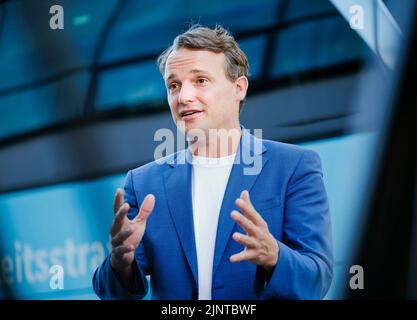 Walldorf, Deutschland. 17.. Juli 2022. Christian Klein, Sprecher der Geschäftsführung und Mitglied der Geschäftsführung der SAP SE. Walldorf, 17. Juli 2022 Quelle: dpa/Alamy Live News Stockfoto