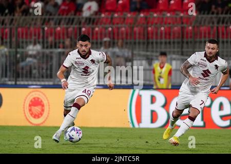 Nemanja Radonjic (FC Turin) während der italienischen Meisterschaft Serie A Fußballspiel zwischen AC Monza und FC Turin am 13. August 2022 im U-Power Stadium in Monza, Italien - Foto Morgese-Rossini / DPPI Stockfoto