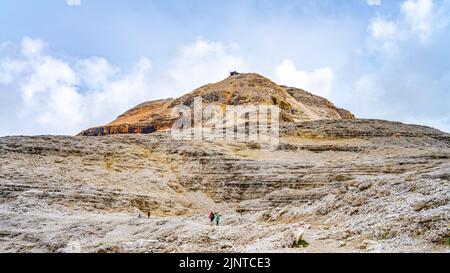 Piz Boe Berg in den Dolomiten Stockfoto
