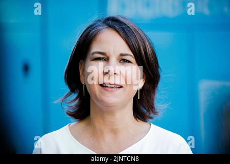 Walldorf, Deutschland. 17.. Juli 2022. Annalena Baerbock (Bündnis 90/Die Grünen), Bundesaußenministerin, . Walldorf, 17. Juli 2022 Quelle: dpa/Alamy Live News Stockfoto