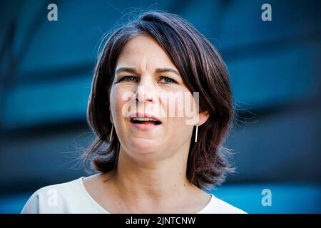 Walldorf, Deutschland. 17.. Juli 2022. Annalena Baerbock (Bündnis 90/Die Grünen), Bundesaußenministerin, . Walldorf, 17. Juli 2022 Quelle: dpa/Alamy Live News Stockfoto